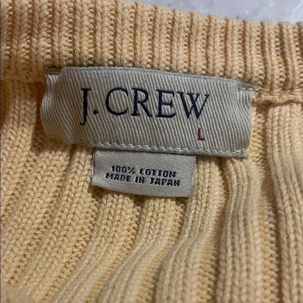 J.Crew Soft Knit Sweater in Cream